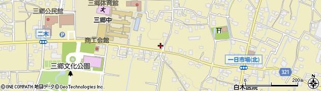 長野県安曇野市三郷明盛1954周辺の地図