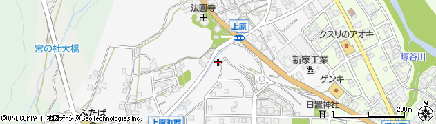 石川県加賀市山中温泉上原町（ヌ）周辺の地図