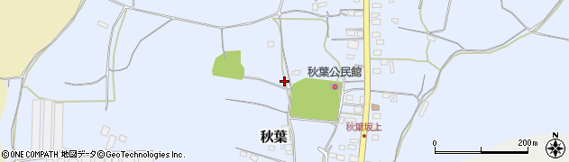 茨城県茨城町（東茨城郡）秋葉周辺の地図