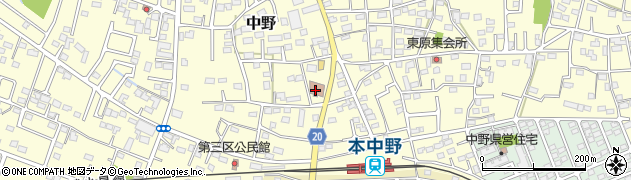 中野郵便局 ＡＴＭ周辺の地図
