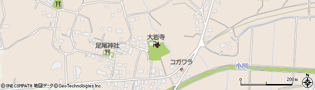 大岩寺周辺の地図