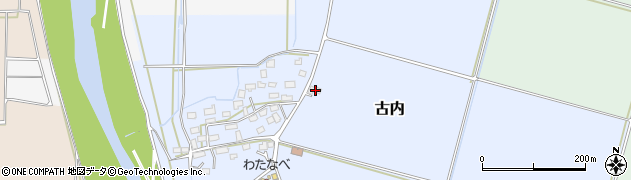 茨城県筑西市古内262周辺の地図