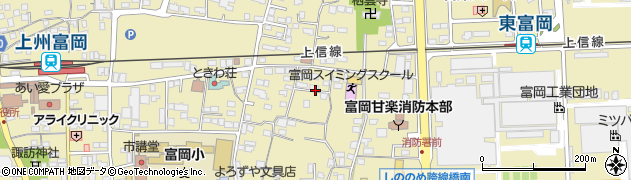 群馬県富岡市富岡周辺の地図