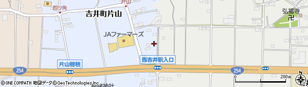 群馬県高崎市吉井町片山392周辺の地図