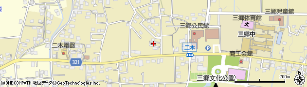 長野県安曇野市三郷明盛4877周辺の地図