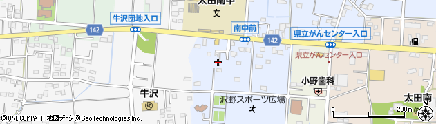 群馬県太田市高林北町949-1周辺の地図