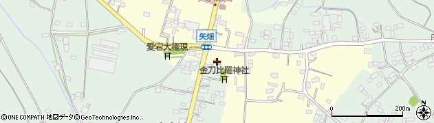 セブンイレブン結城矢畑店周辺の地図