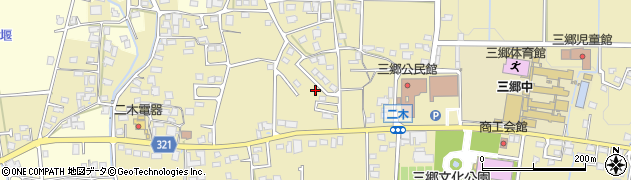 長野県安曇野市三郷明盛4885-17周辺の地図