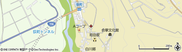 岐阜県大野郡白川村荻町1050周辺の地図