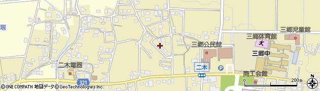 長野県安曇野市三郷明盛4885-8周辺の地図