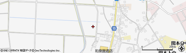 茨城県筑西市関本上周辺の地図