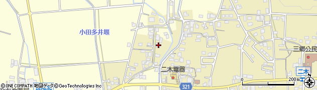 長野県安曇野市三郷明盛4996周辺の地図