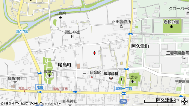 〒370-0401 群馬県太田市尾島町の地図