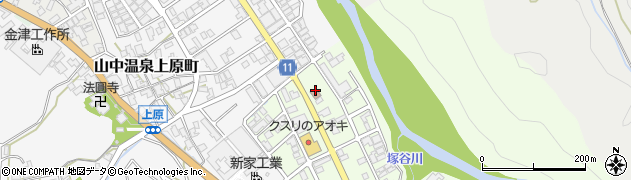 塚谷郵便局周辺の地図