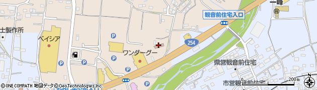 群馬県看護協会　訪問看護ステーション富岡周辺の地図
