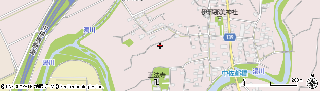 長野県佐久市根々井周辺の地図