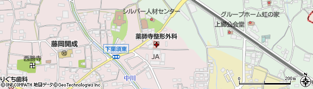 群馬県藤岡市下栗須9周辺の地図