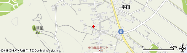 群馬県富岡市宇田610周辺の地図
