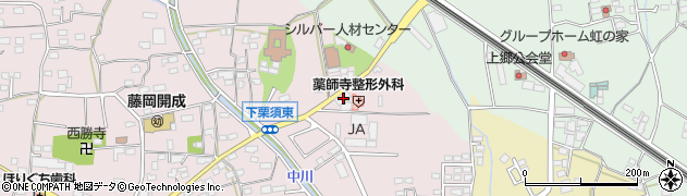 群馬県藤岡市下栗須11周辺の地図