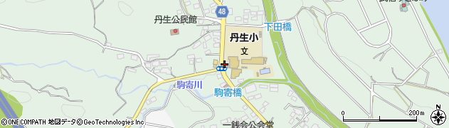 群馬県警察本部　富岡警察署上丹生駐在所周辺の地図