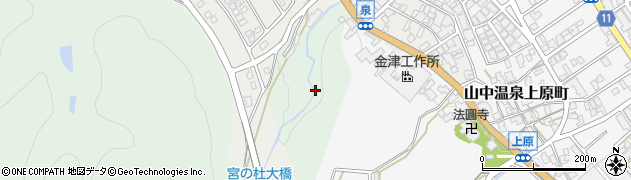 石川県加賀市山中温泉長谷田町（ヨ）周辺の地図
