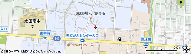 群馬県太田市高林北町980-2周辺の地図