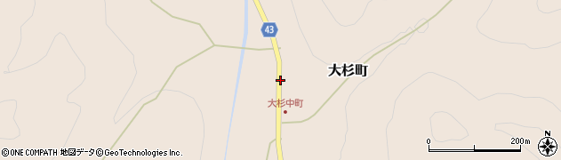 石川県小松市大杉町モ周辺の地図