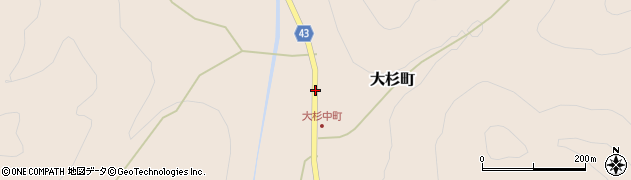 石川県小松市大杉町（モ）周辺の地図