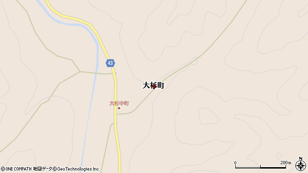 〒923-0186 石川県小松市大杉町の地図