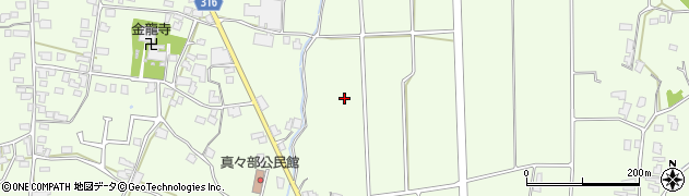 長野県安曇野市豊科高家（真々部）周辺の地図