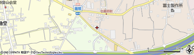 群馬県藤岡市篠塚554周辺の地図