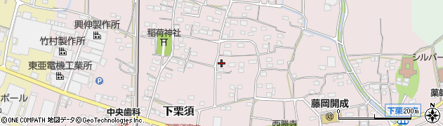 群馬県藤岡市下栗須1046周辺の地図