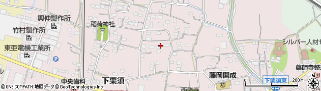 群馬県藤岡市下栗須1049周辺の地図