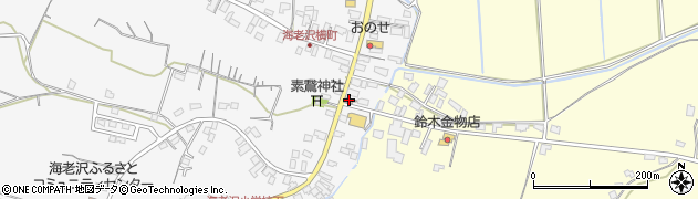 海老沢郵便局 ＡＴＭ周辺の地図