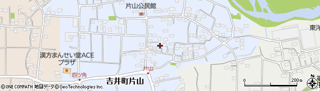 群馬県高崎市吉井町片山353周辺の地図