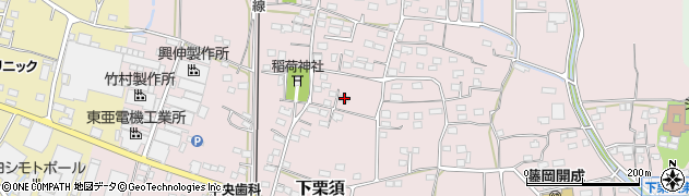群馬県藤岡市下栗須1094周辺の地図