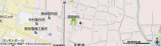 群馬県藤岡市下栗須1107周辺の地図