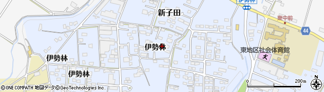 長野県佐久市新子田伊勢林周辺の地図