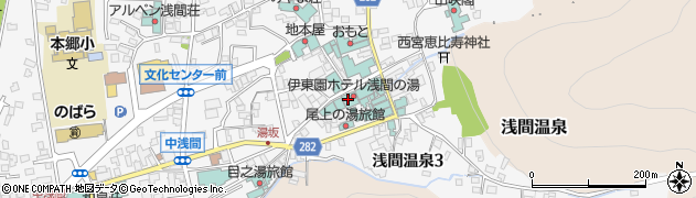 あさま温泉敬老園デイサービスセンター周辺の地図