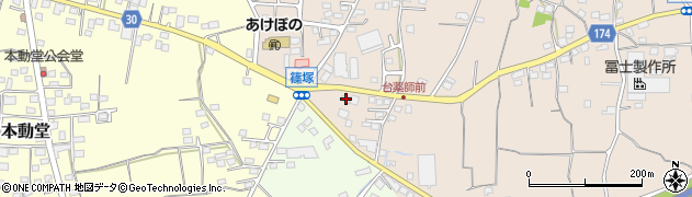 群馬県藤岡市篠塚559周辺の地図