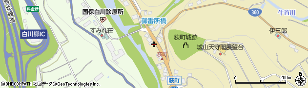 岐阜県大野郡白川村荻町1197周辺の地図
