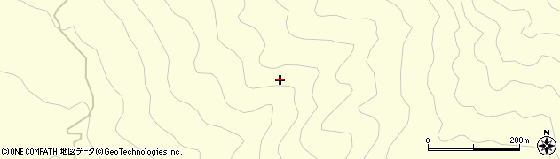 明神南沢周辺の地図