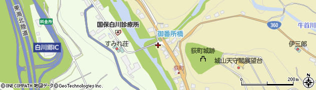 岐阜県大野郡白川村荻町1209周辺の地図