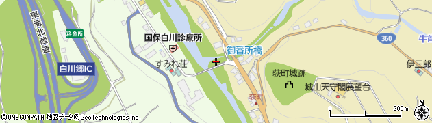 白荻橋周辺の地図