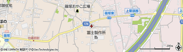 群馬県藤岡市篠塚12周辺の地図