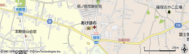 群馬県藤岡市篠塚569周辺の地図