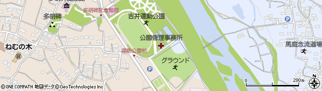 吉井町運動公園管理事務所周辺の地図
