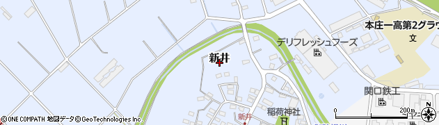 埼玉県本庄市新井周辺の地図