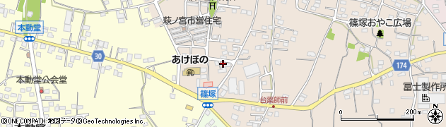 群馬県藤岡市篠塚572周辺の地図