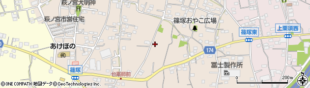 群馬県藤岡市篠塚264周辺の地図